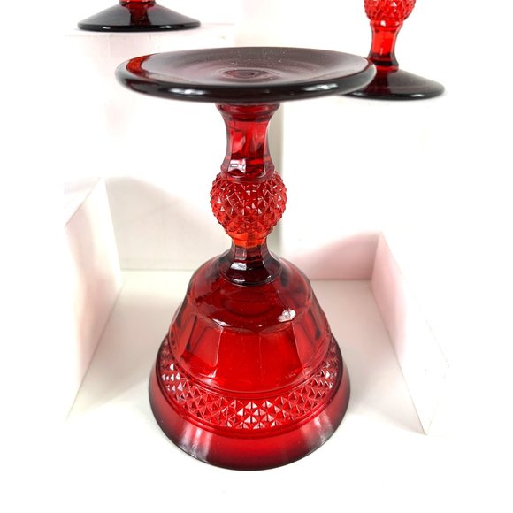 Vintage Viking Mt. Vernon Ruby Red Cocktail Glasses - Picture 4 of 6